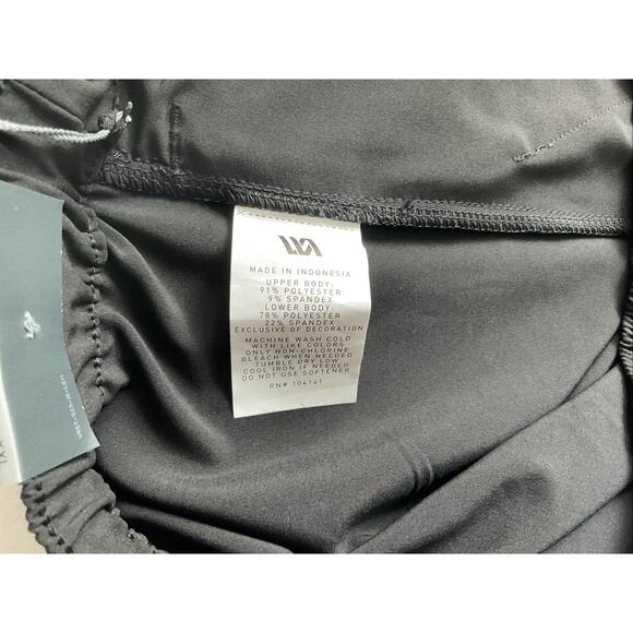 VRST Men's Mix Media Slim Tapered Pant Pure Black XXL Athleisure Streetwear - Picture 15 of 16